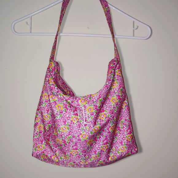 Ralph Lauren Handbags - Ralph Lauren Pink Floral Hobo Shoulder Bag